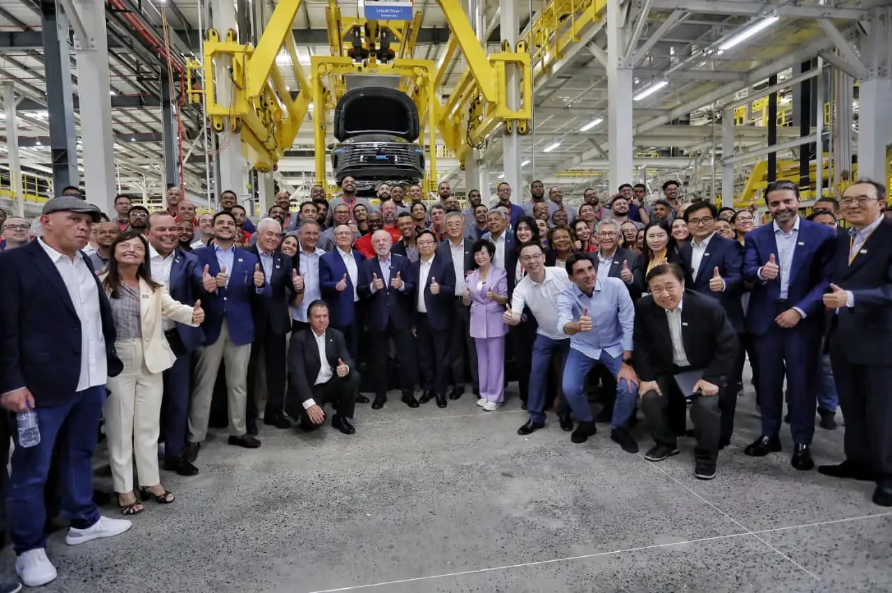 BYD fábrica em Camaçari